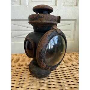 Antique 1900's Ford Model T Auto Car Light Kerosene Oil Lamp Carriage Lantern